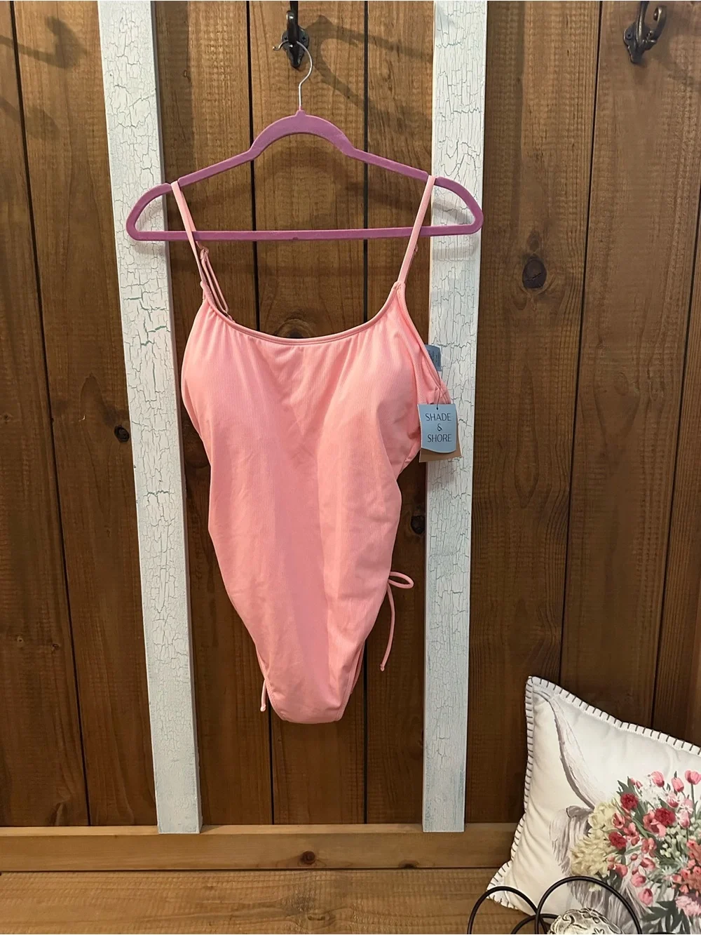 Shade & Shore women’s One-Piece Swim - Coral Pink